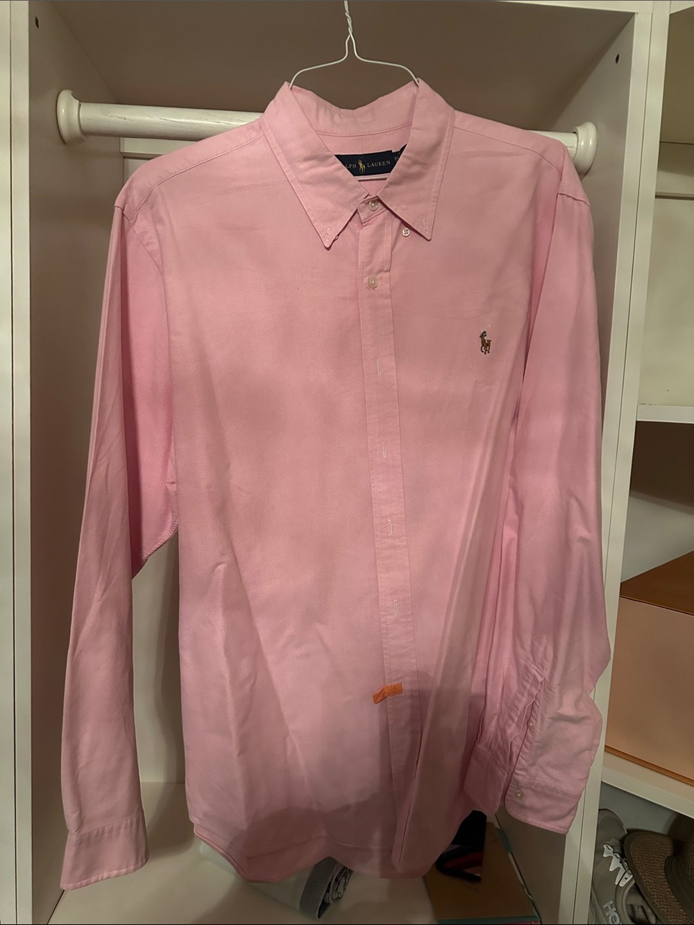 Ralph Lauren Light Pink Button-Down Dress Shirt - Men